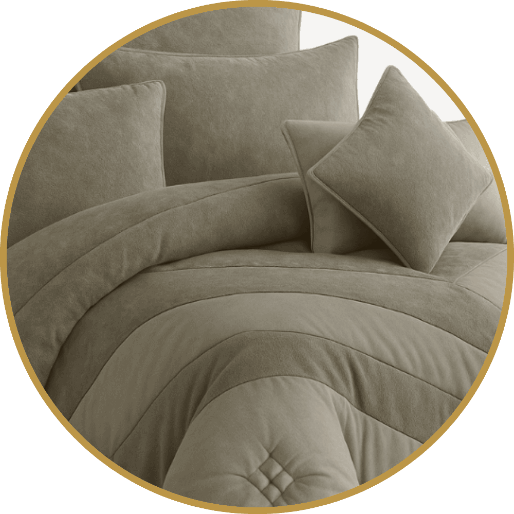 أطقم السرير المحشوة